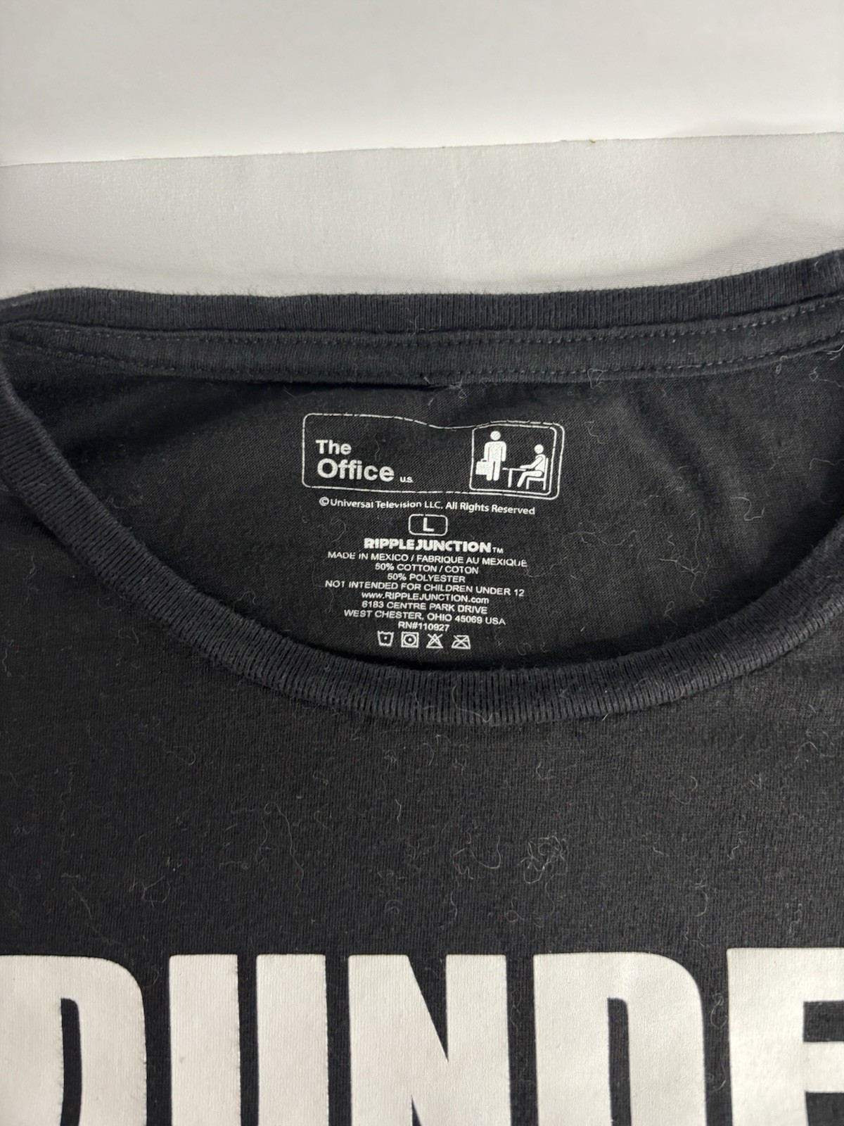 Official The Office Dunder Mifflin Inc Paper Company Logo T-Shirt L gallery