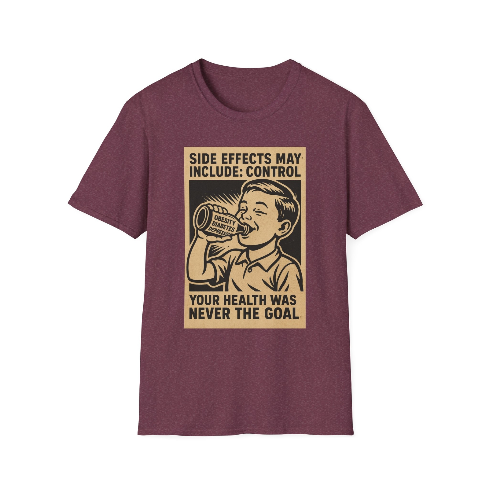 Side Effects May Include Control Shirt, Anti big pharma shirts, Red Pill Tee gallery