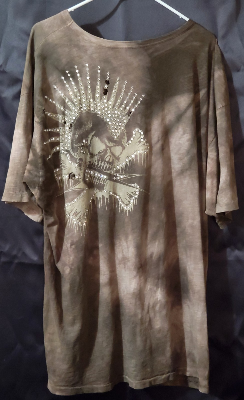 The Great China Wall 2XL VINTAGE AUTHENTIC SWAROVSKI Crystals Men’s TGCW gallery