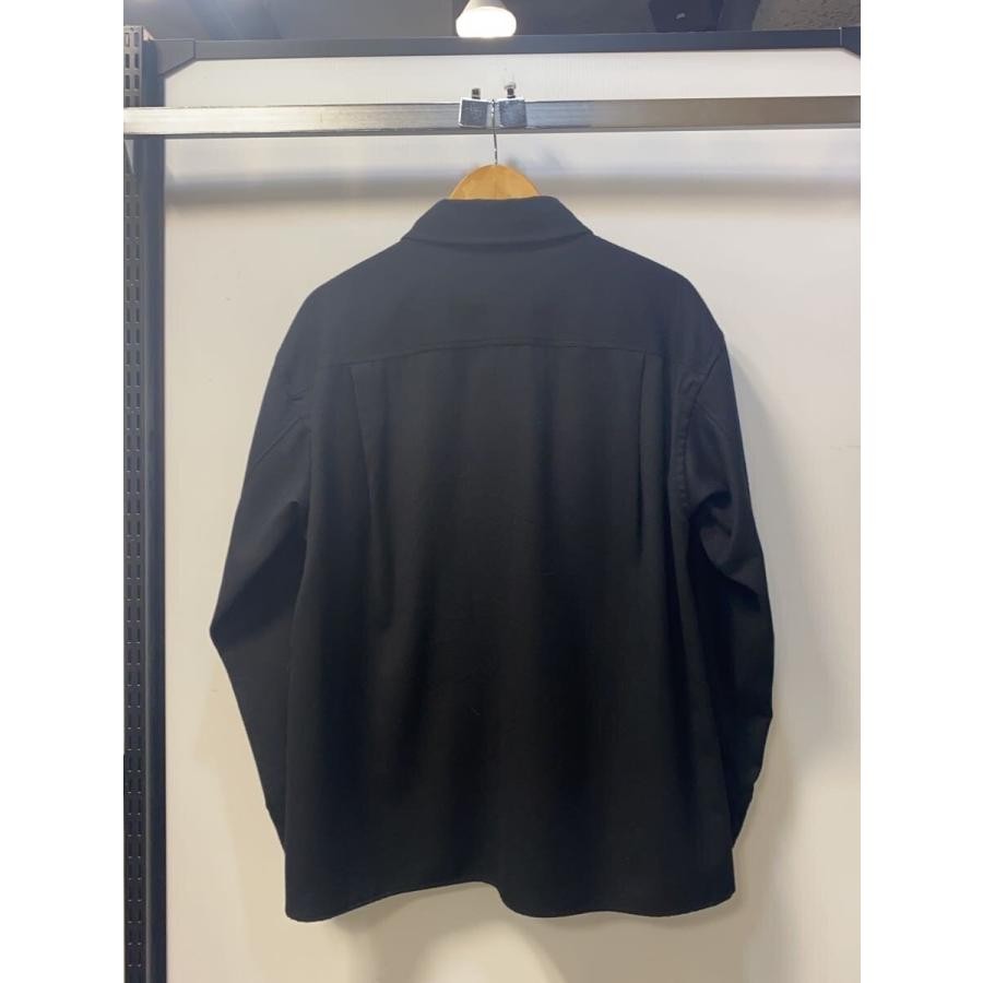 Margaret Howell 25AW Merino Cashmere Flannel Shirt Wool Black Women's gallery
