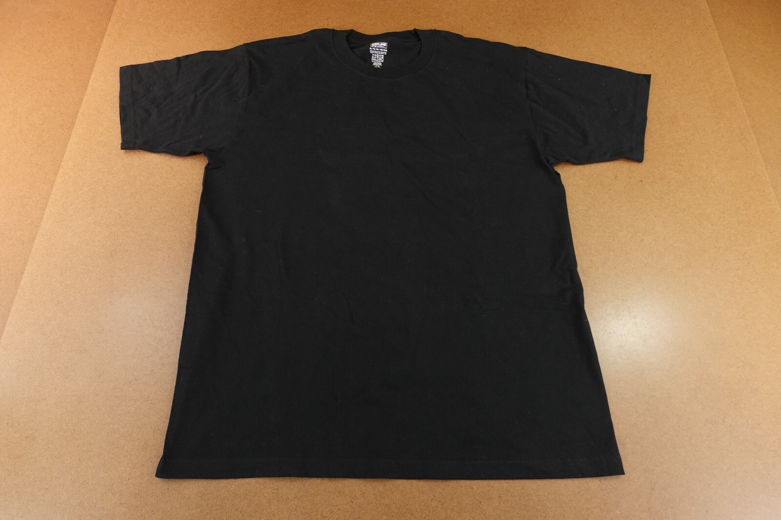 Kirkland Signature Mens Size XL Black Cotton Short Sleeve Crew Neck T-Shirt New gallery
