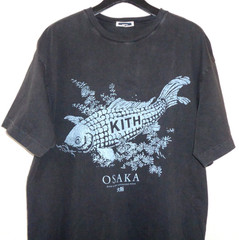 25SS KITH OSAKA KOI FISH TEE SIZE M VINTAGE BLACK MENS T-SHIRTS Japan Exclusive