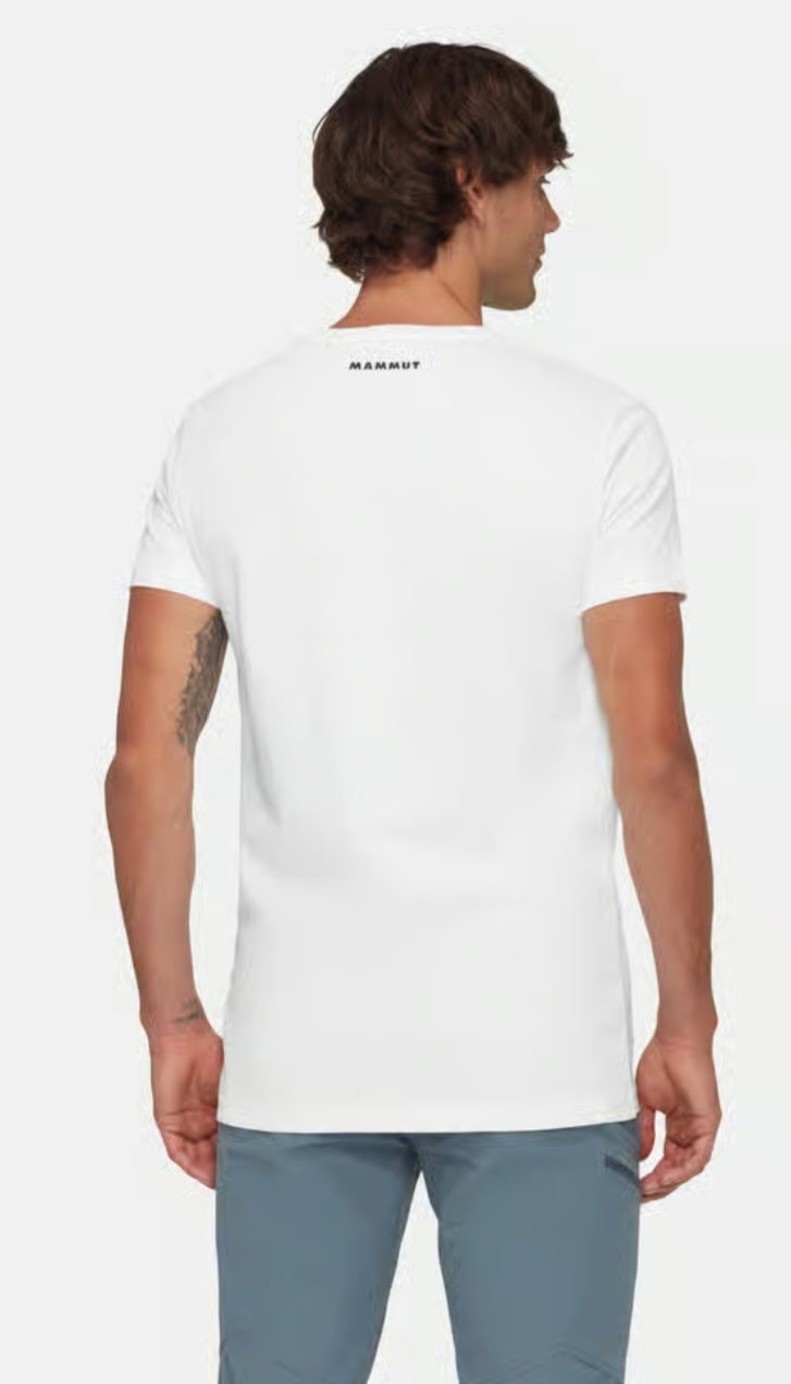 Mammut Massone T Shirt Barry Vox Medium 100% Organic Cotton White gallery