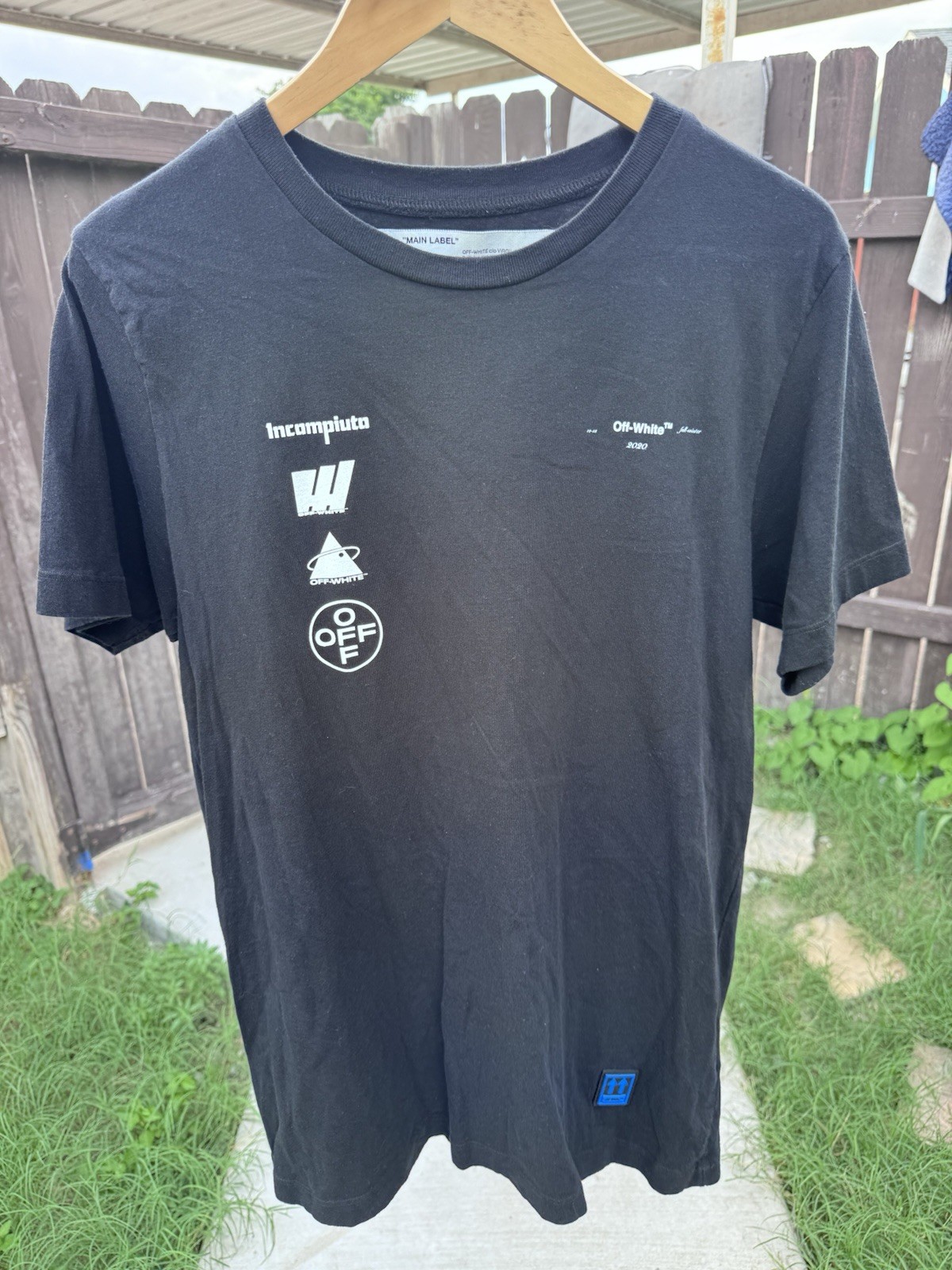 Off-White Mariana De Silva T Shirt Men Size M Black gallery