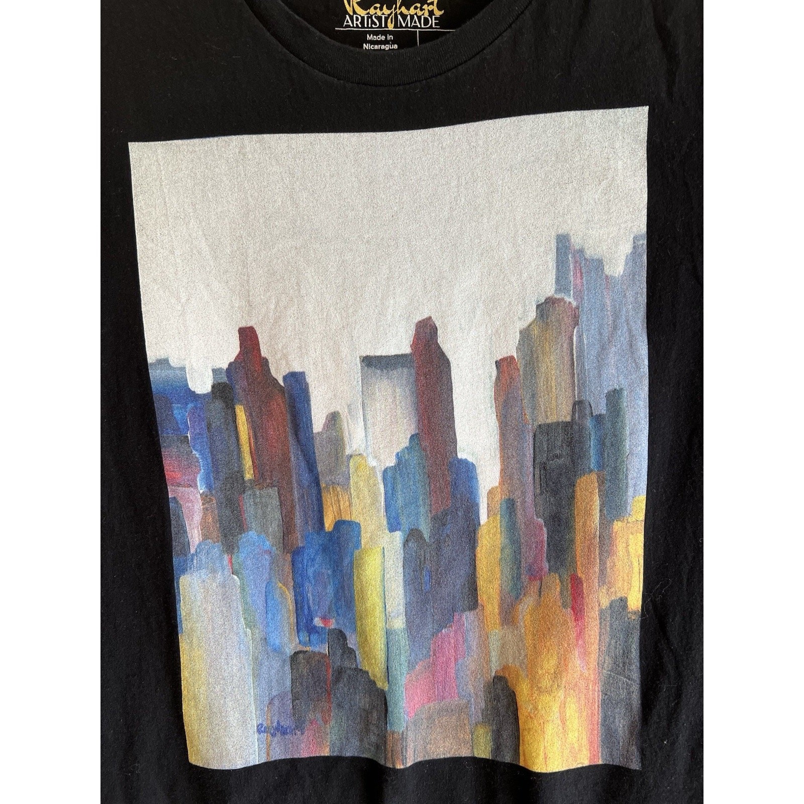 Rayhart Manhattan"Artist made Unisex Tee 100% combed ring spun cotton Sz-M gallery