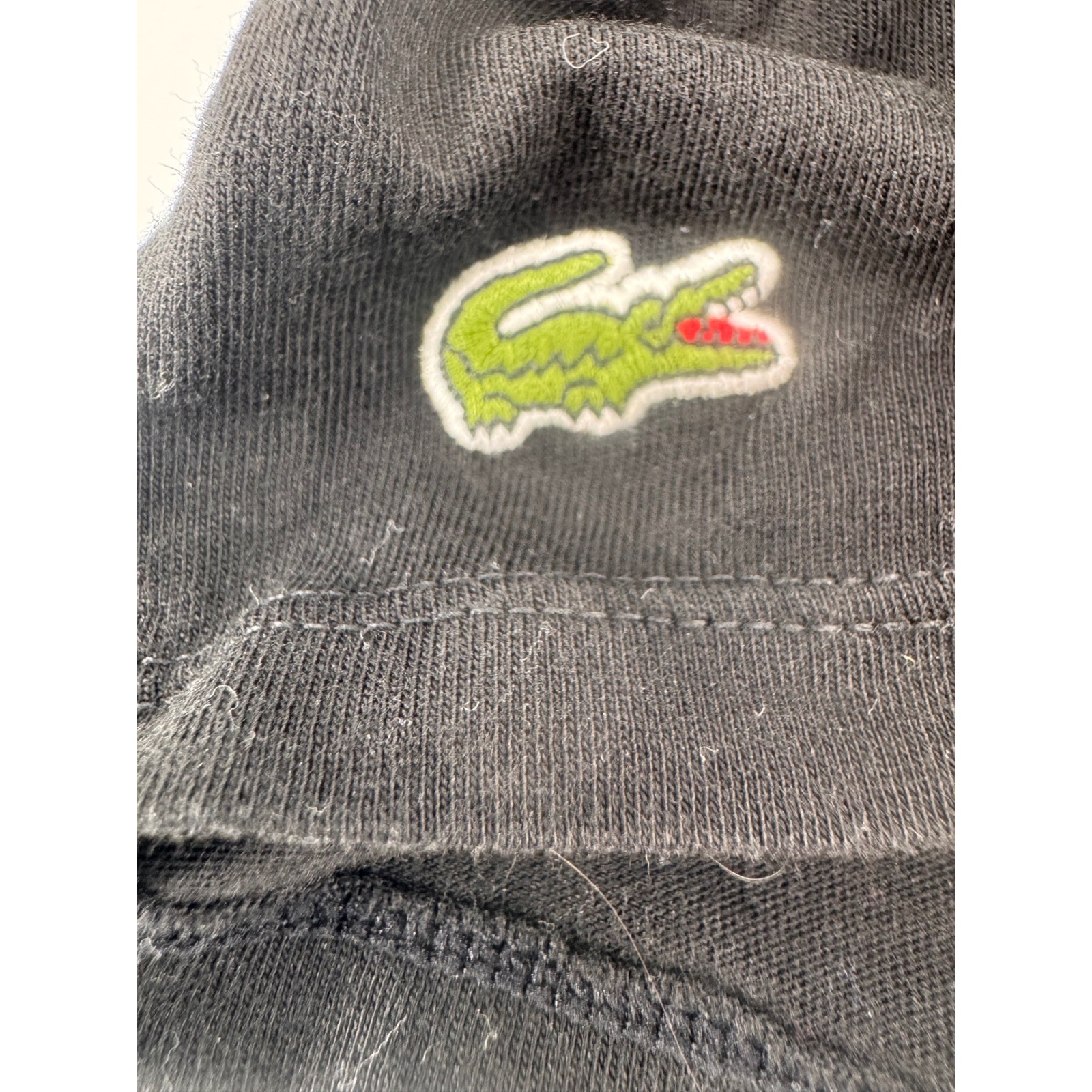 Lacoste Mens Black Crew Neck T Shirt Underwear Size L Made in Sri Lanka gallery