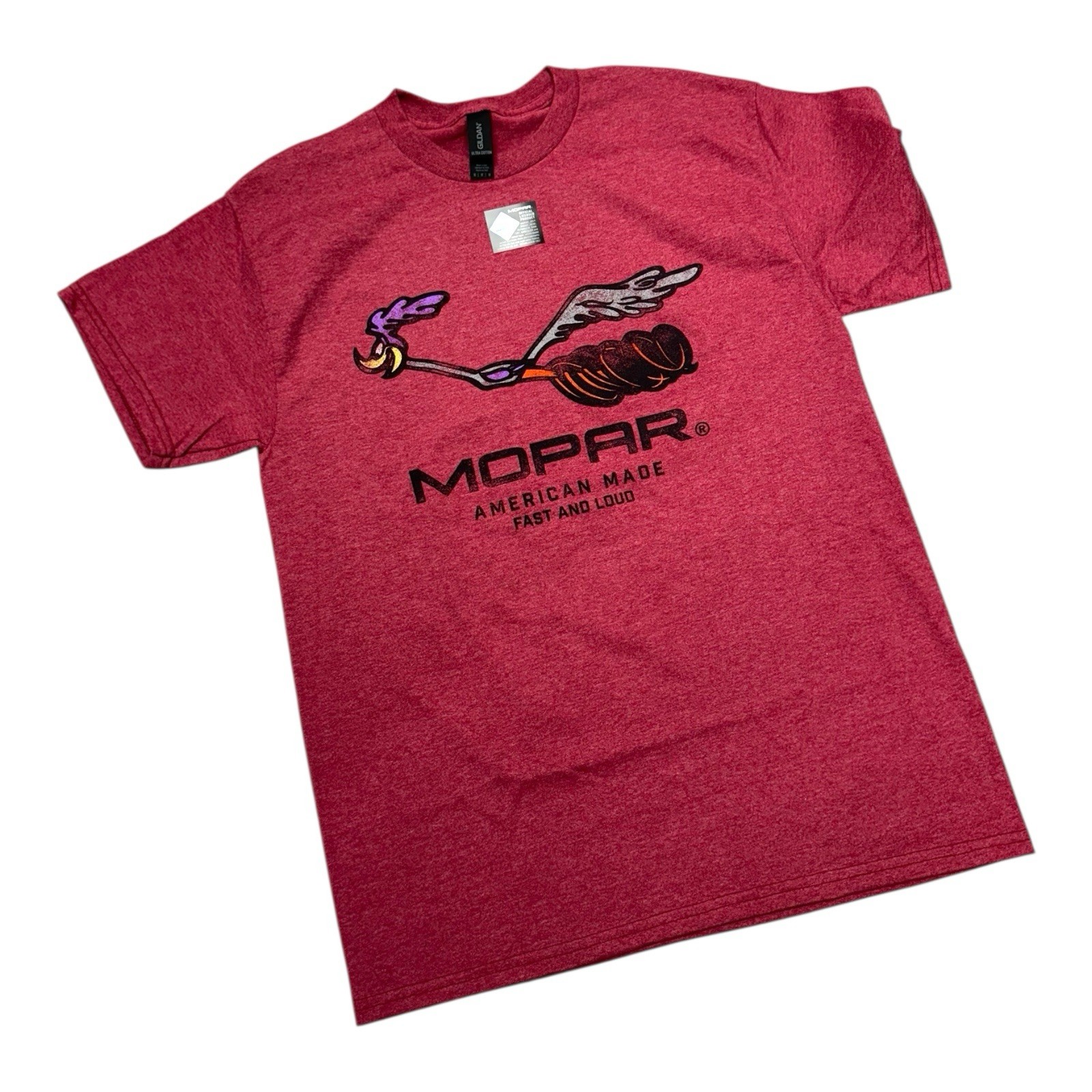 Heather Red MOPAR Plymouth Road Runner American Made Fast And Loud T-Shirt gallery