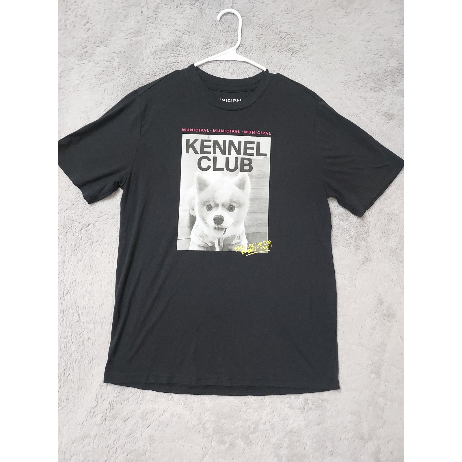 Municipal Shirt Mens Small Kennel Club Graphic Dog Sport Utility Gear Black S gallery