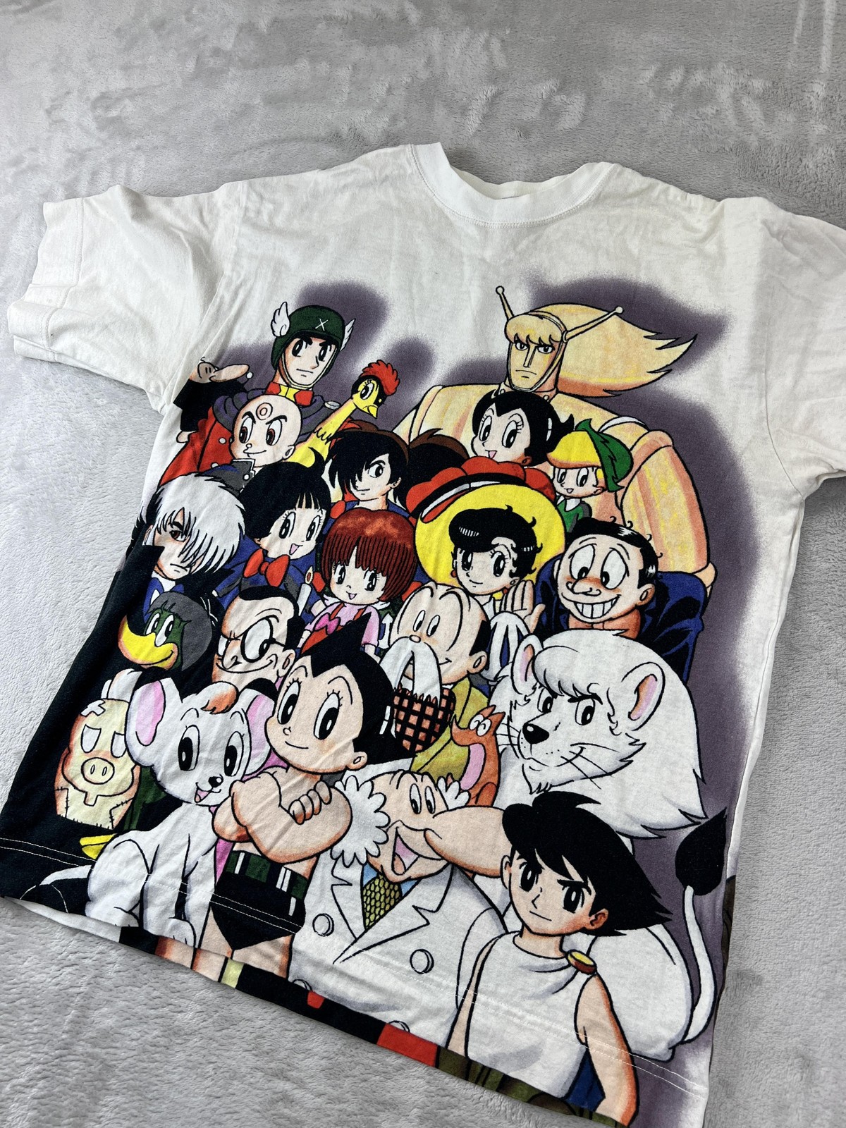 Vintage Osamu Tezuka Manga Museum Shirt Mens Large Astro Boy Kimba Anime 90s Jap