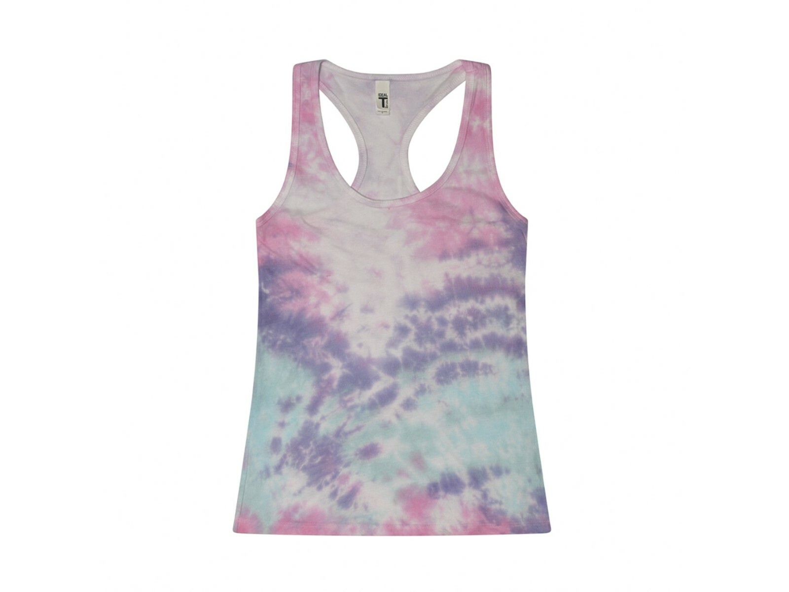 Multi-Color Tie Dye Racerback Tank Top Sleeveless T-Shirt Adult XS -XXL Cotton gallery