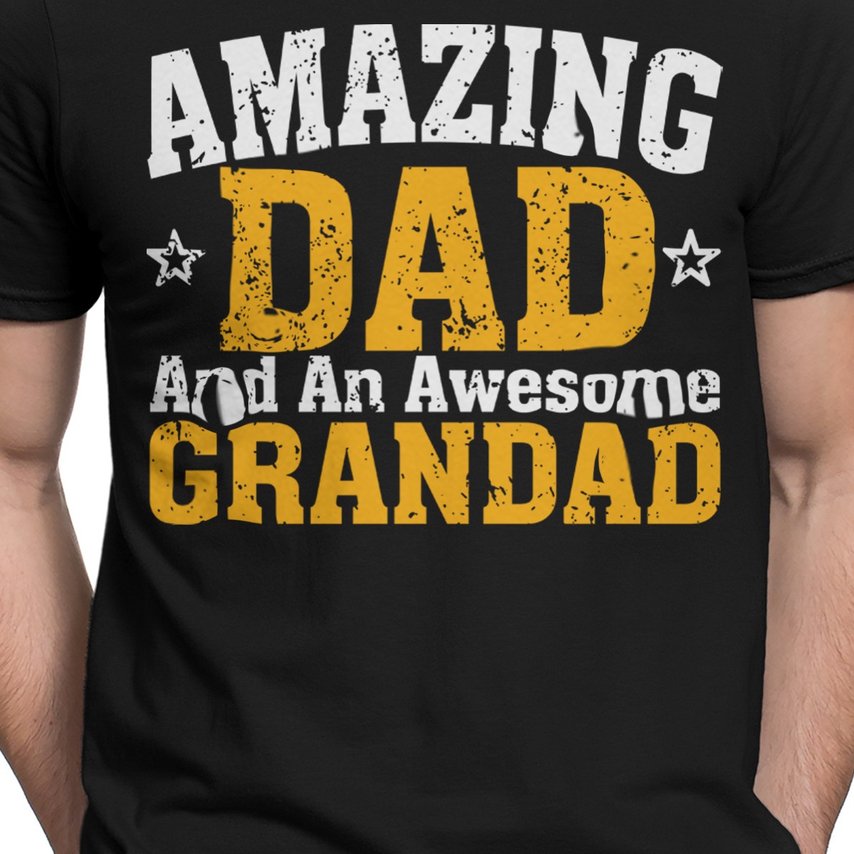Men Amazing Dad Awesome Grandad Funny Fathers Day T-Shirt Tee Best Daddy Ever gallery