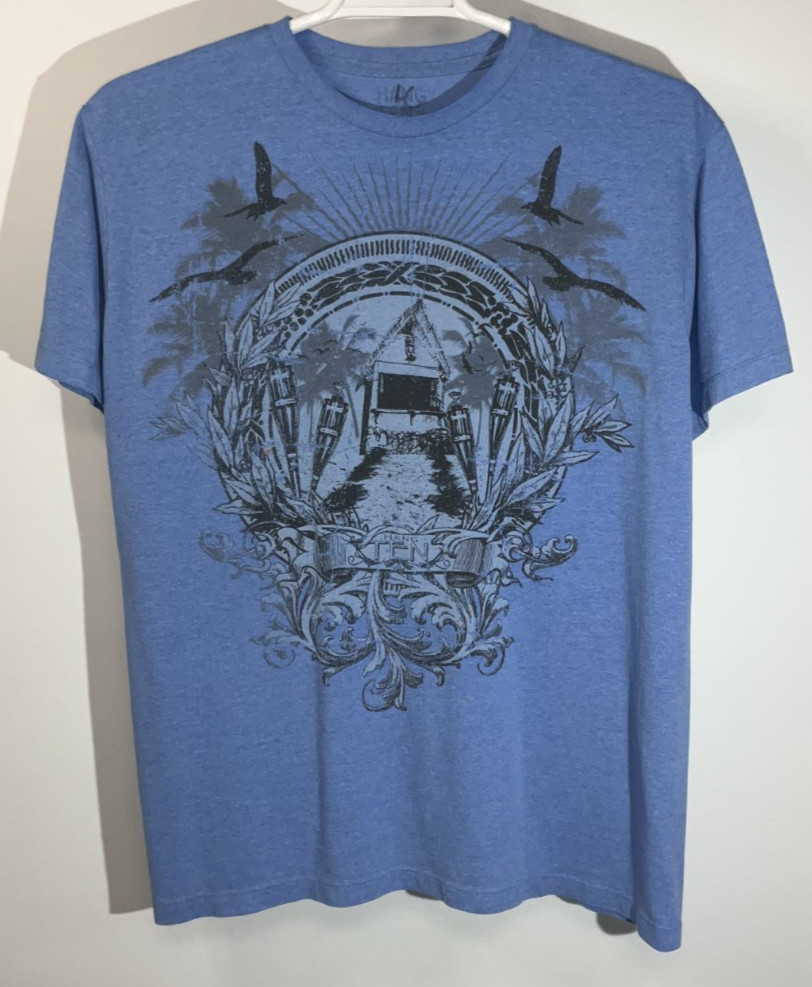 Hang Ten Short Sleeve T-Shirt Men’s Extra Large Blue