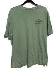IZOD Saltwater Men Relaxed Classics Trout Graphic SS T-Shirt XL Cotton
