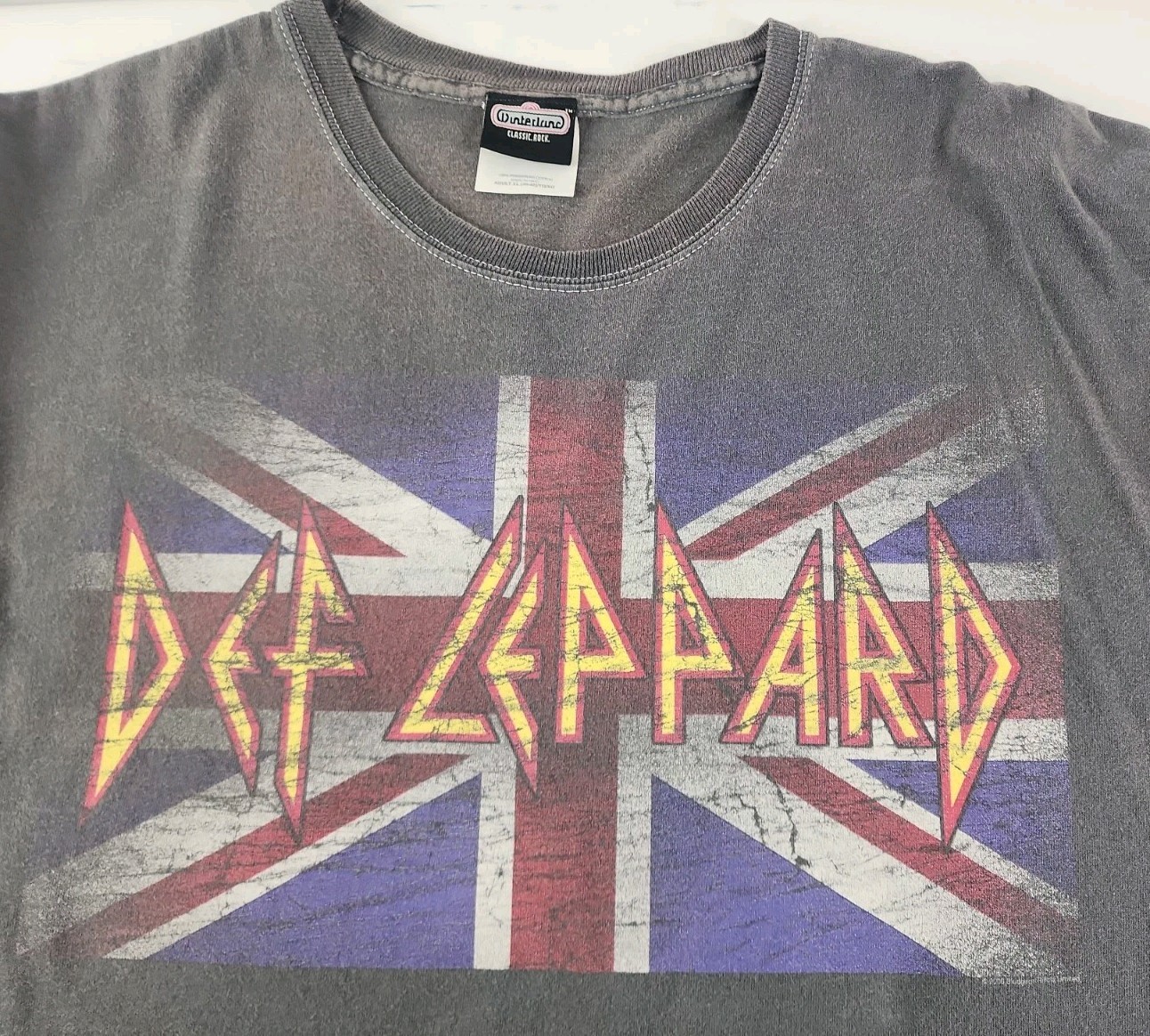 Vintage 90s Winterland Def-Leppard Band Gray Shirt gallery