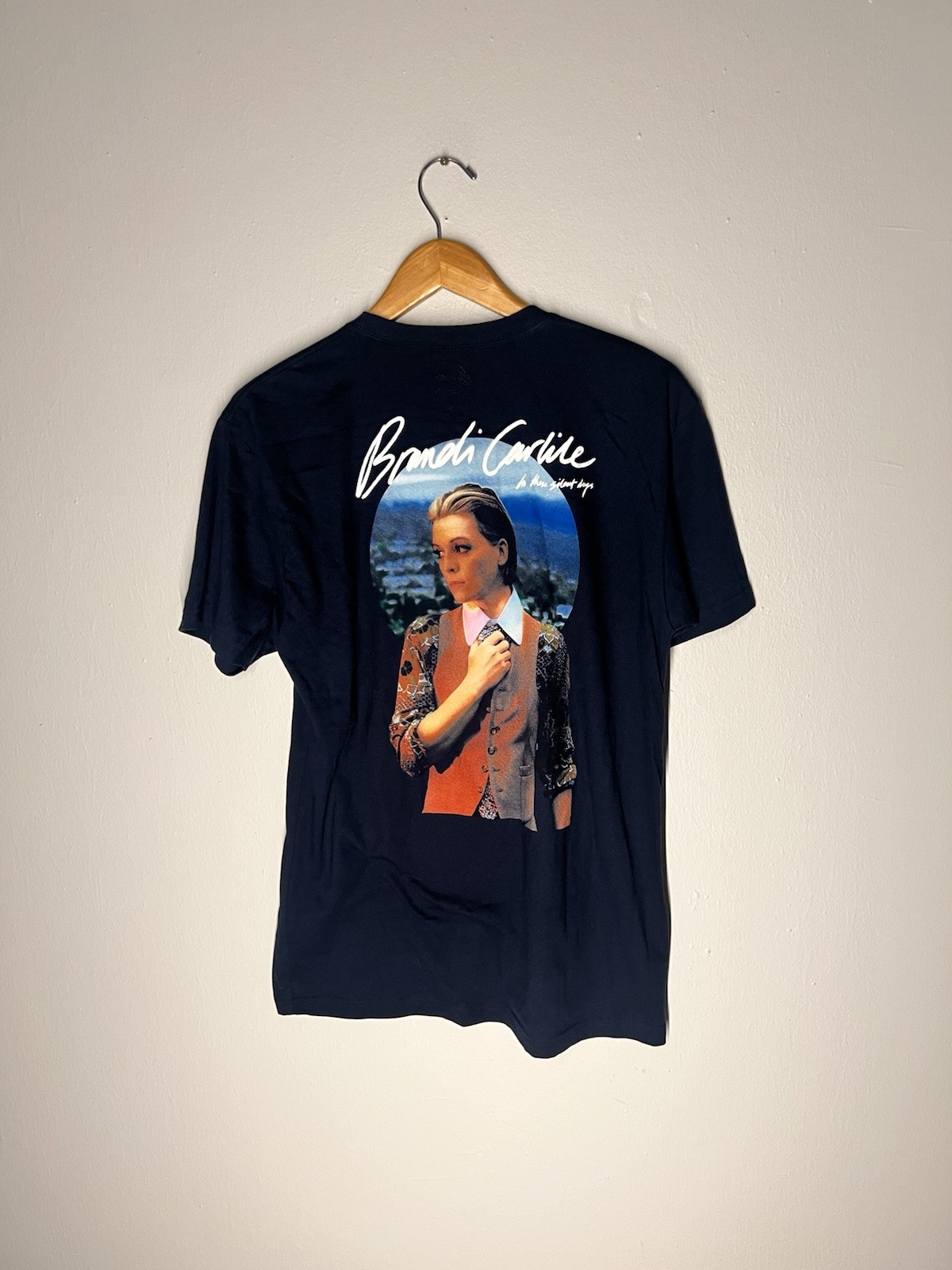 Brandi Carlile Concert T-Shirt Mens Medium Portrait Graphic Tour Merch Black Tee gallery
