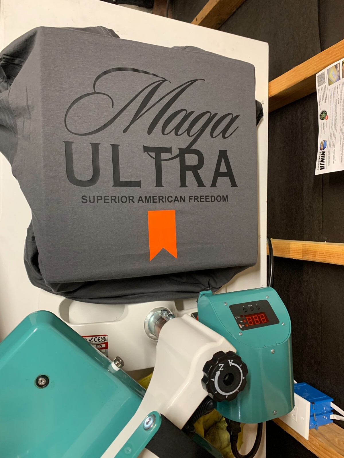 Large HackOPS (Grunt Style Fit) Maga Ultra Trump 2024 T-Shirt gallery