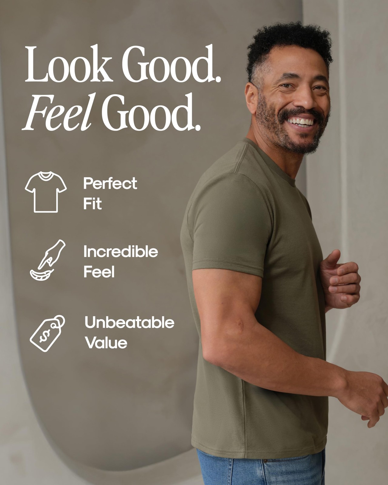 True Classic Mens T-Shirts – Short Sleeve Crew Neck T Shirts for Man, Cotton gallery