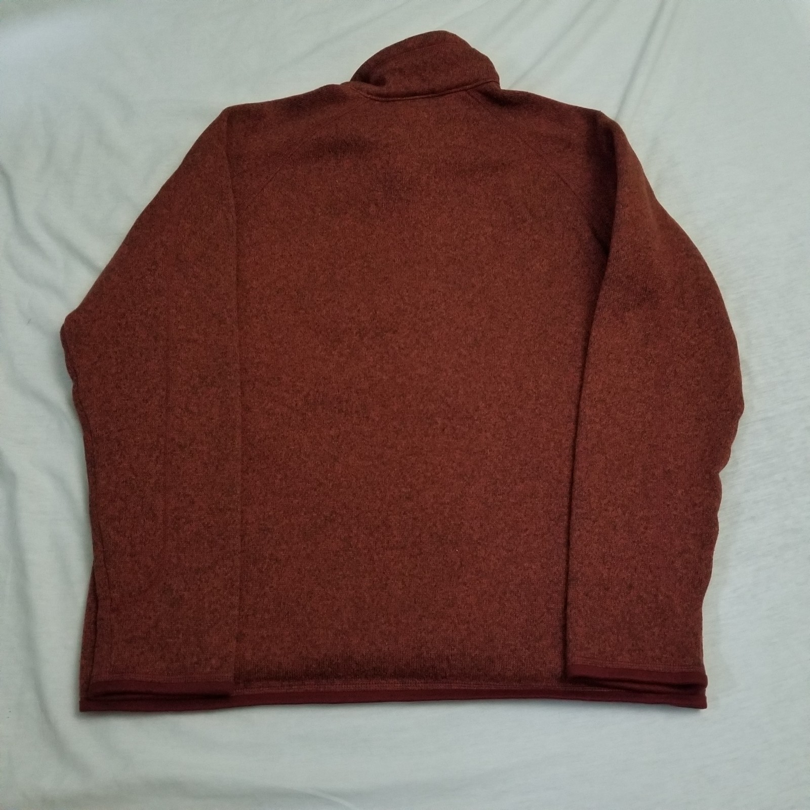 Patagonia Better Sweater 1/4 Zip Mens Medium Red Cinder Jacket Pullover Fleece gallery