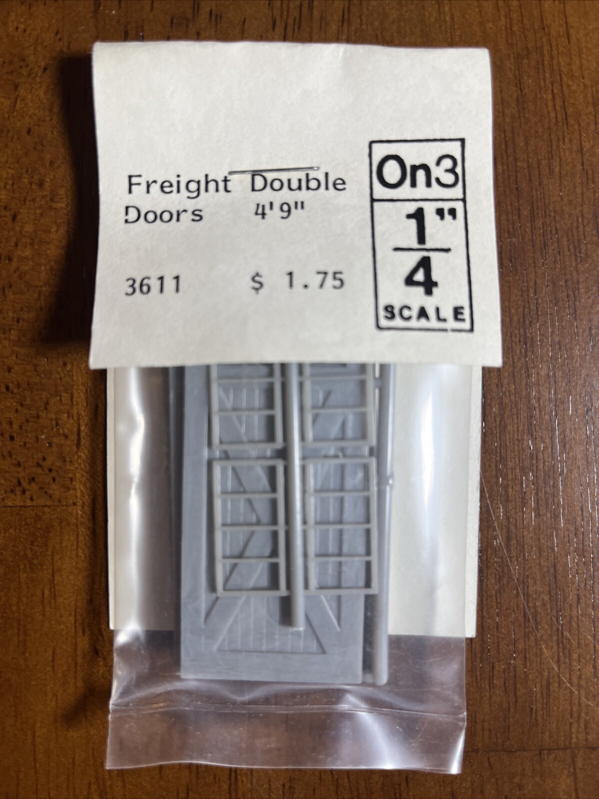 Grandt Line 3611 O 4’9? Freight Double Doors with Windows (Pack of 2)