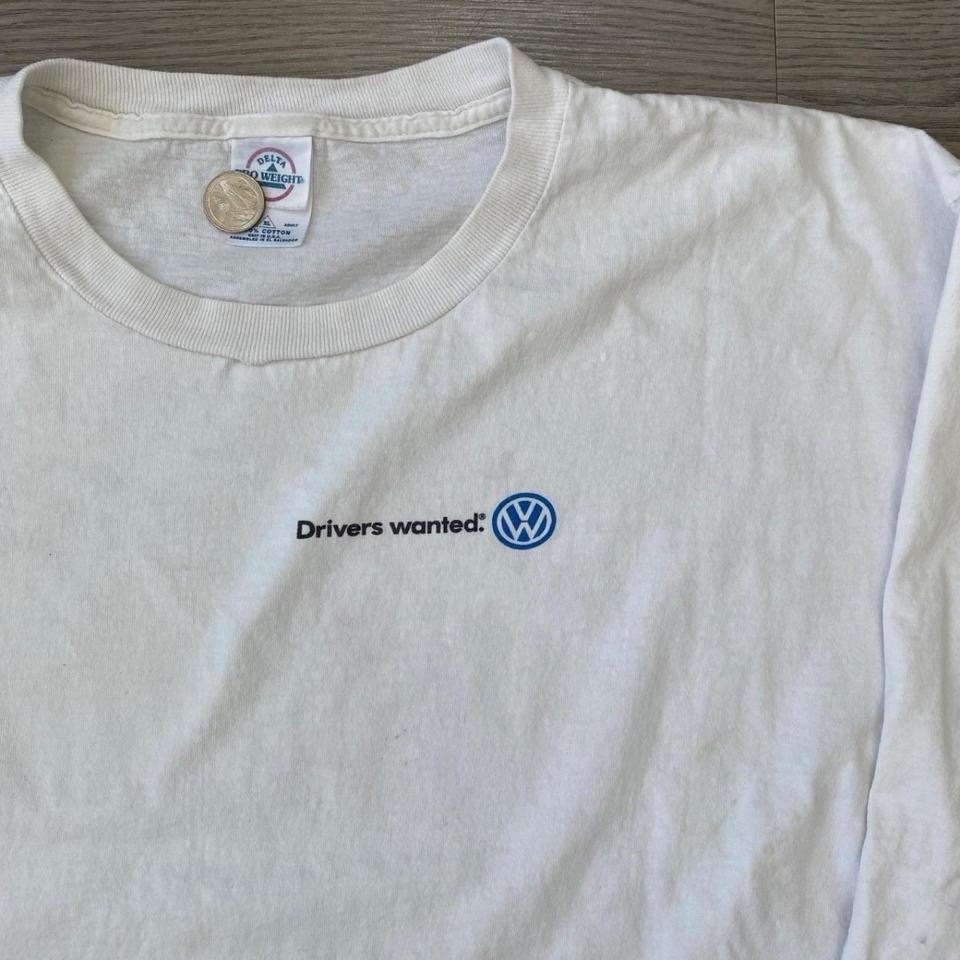 Vintage Volkswagen drivers wanted visa size xl White Long sleeve Shirt gallery