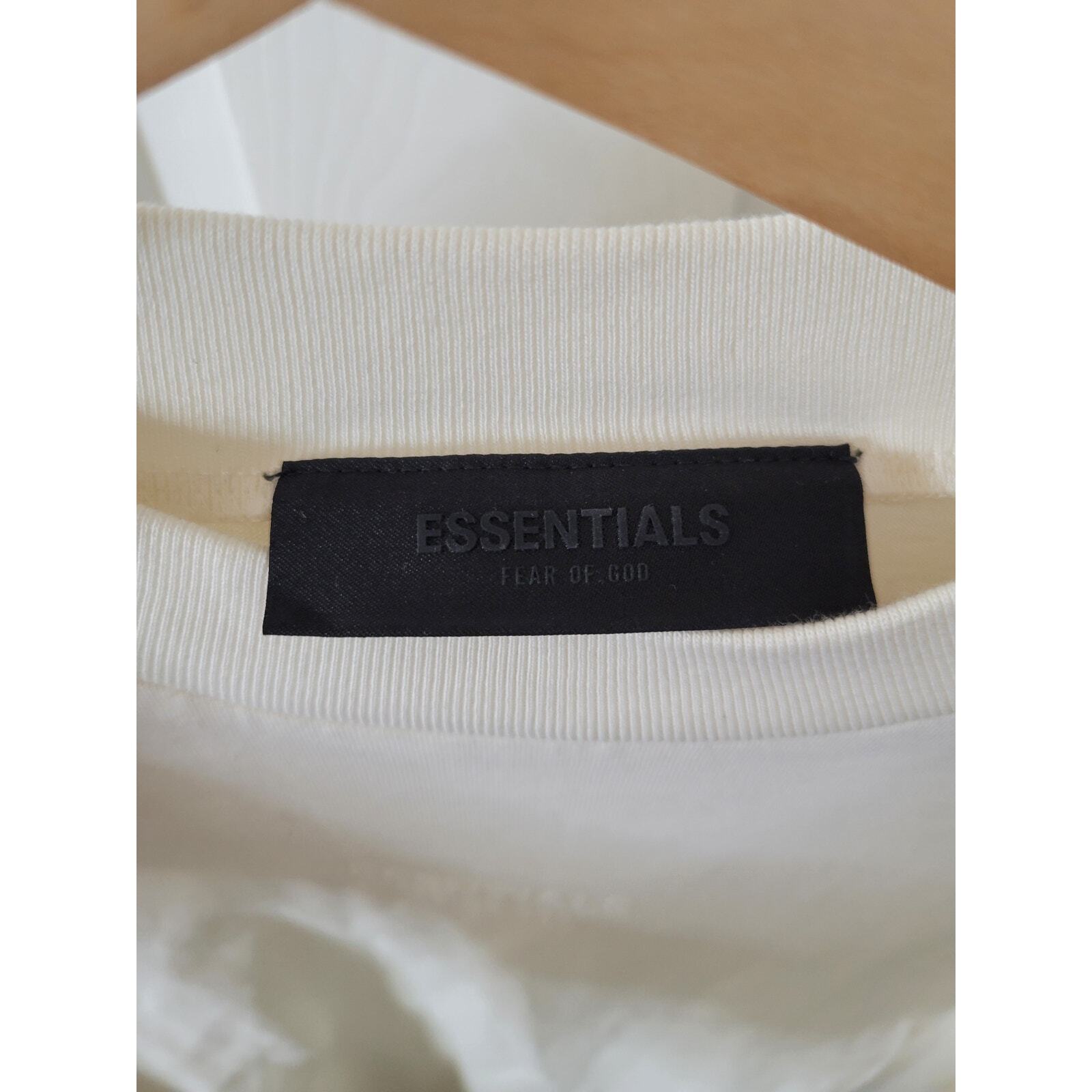 FEAR OF GOD - ESSENTIALS CORE LONG SLEEVE TEE - CLOUD DANCER - M NWT gallery