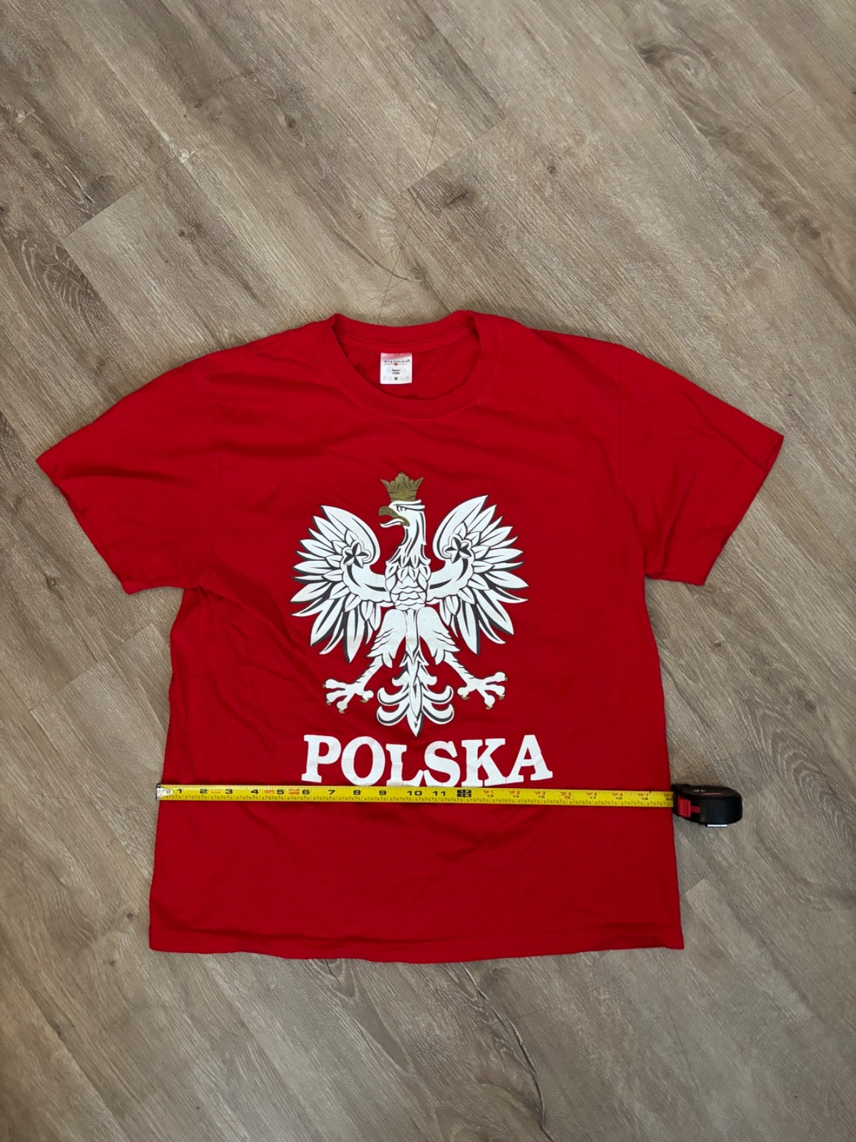 Stedman polska polish eagle coat of arms graphic t-shirt red size M
