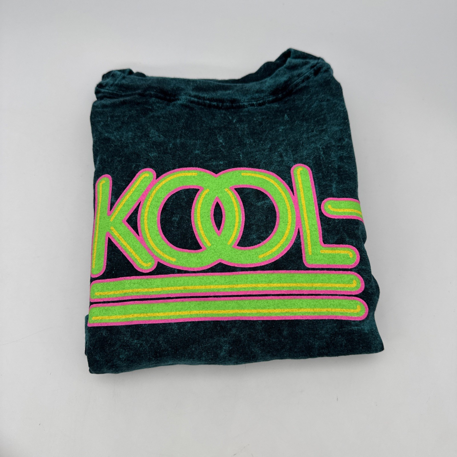 Vintage Kool T-Shirt Mens Size XL Cigarettes Tie Dye Single Stitch USA 90s Green gallery