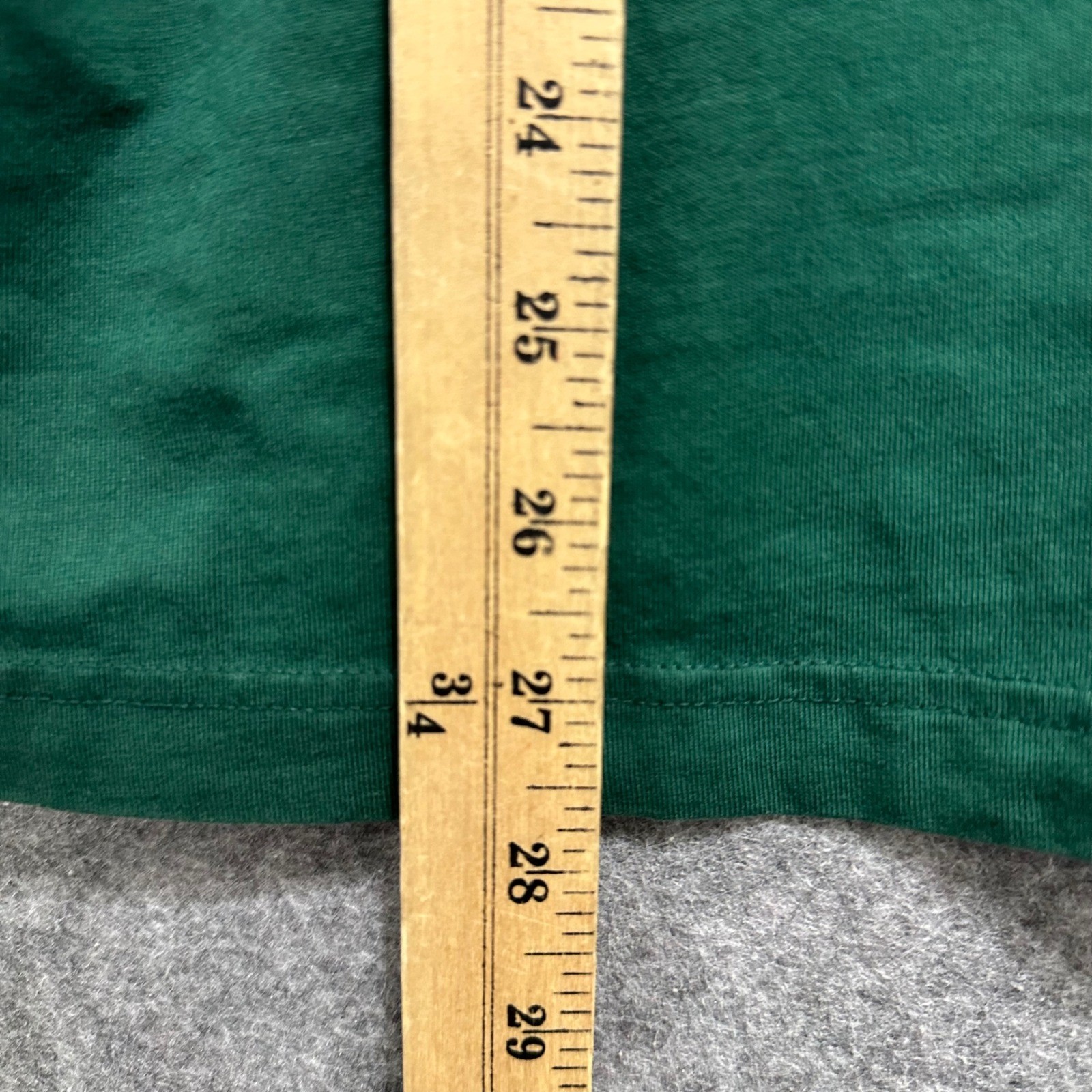 L.L. Bean T-Shirt Mens Medium Green Solid Cotton Short Sleeve Traditional Fit gallery