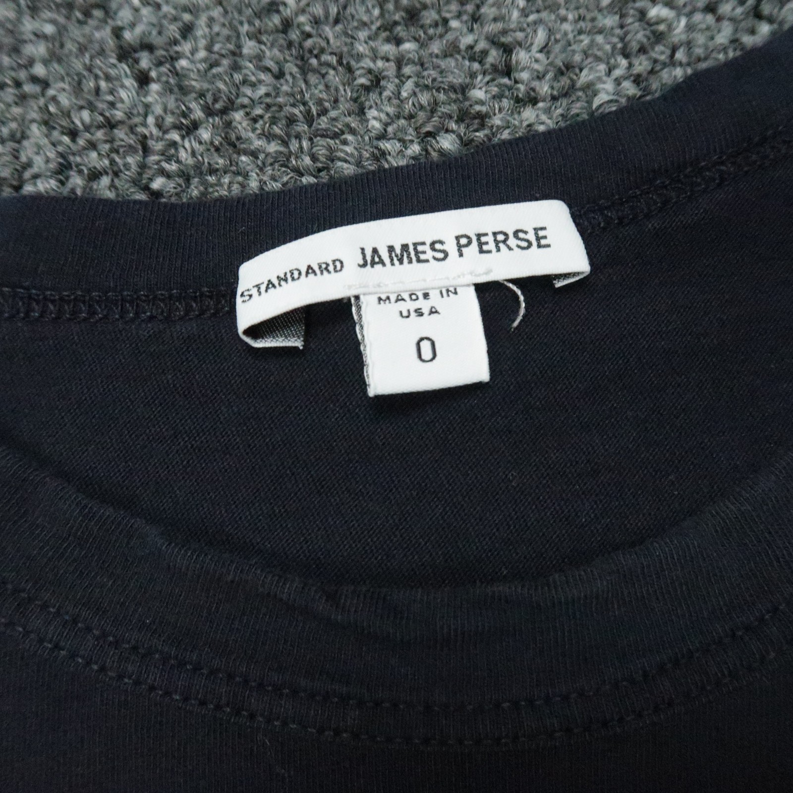 James Perse Shirt Mens Extra Small 0 Black Hawaii Honolua Short Sleeve Tee XS gallery