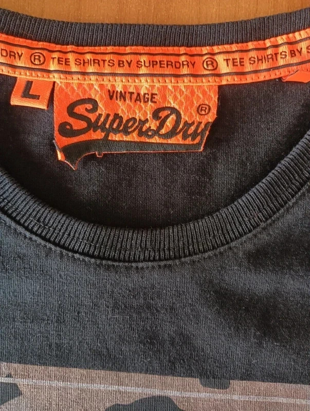Superdry Black & Grey T-Shirt gallery