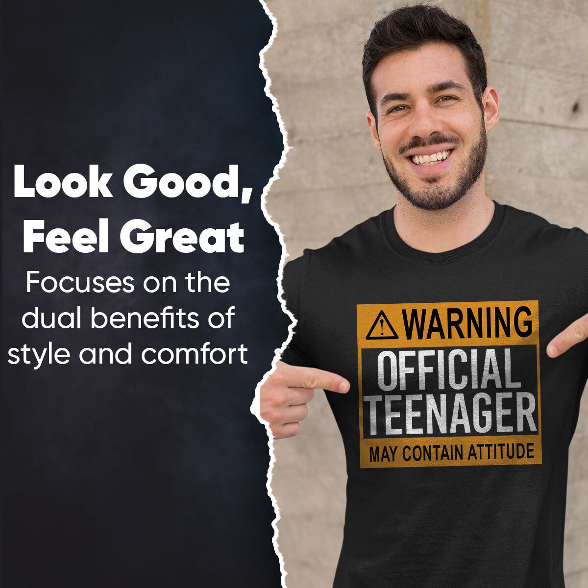 Funny Teenager Warning Sign Mens T-Shirt Ideal For Birthday Celebrations #T490 gallery