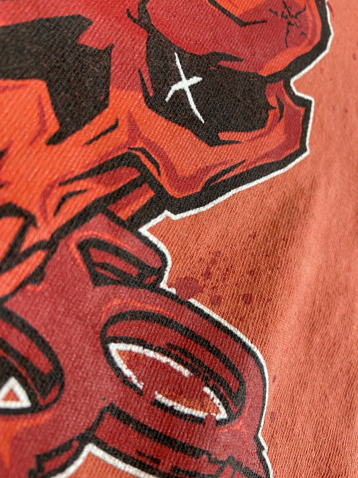 Five Finger Death Punch Black Orange Split Jekyll and Hyde 5FDP Men's Large gallery