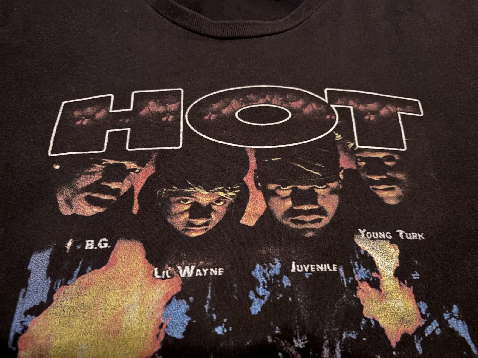 Vintage Hot Boys Rap Tee T-Shirt Lil Wayne Juvenile Young Turk BG gallery