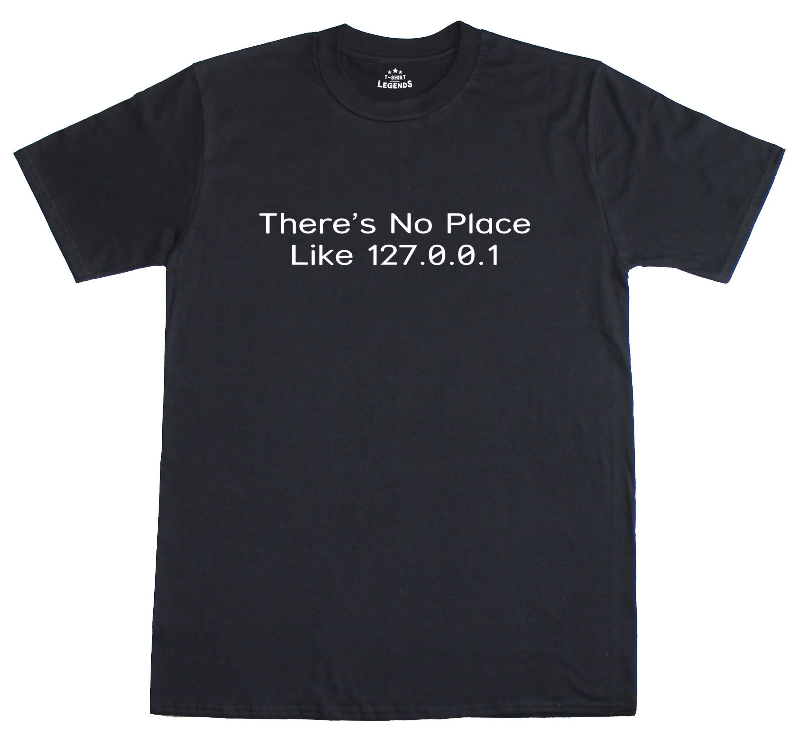 There's No Place Like Home 127.0.0.1 Internet Men's Regular Fit Cotton T Shirt gallery
