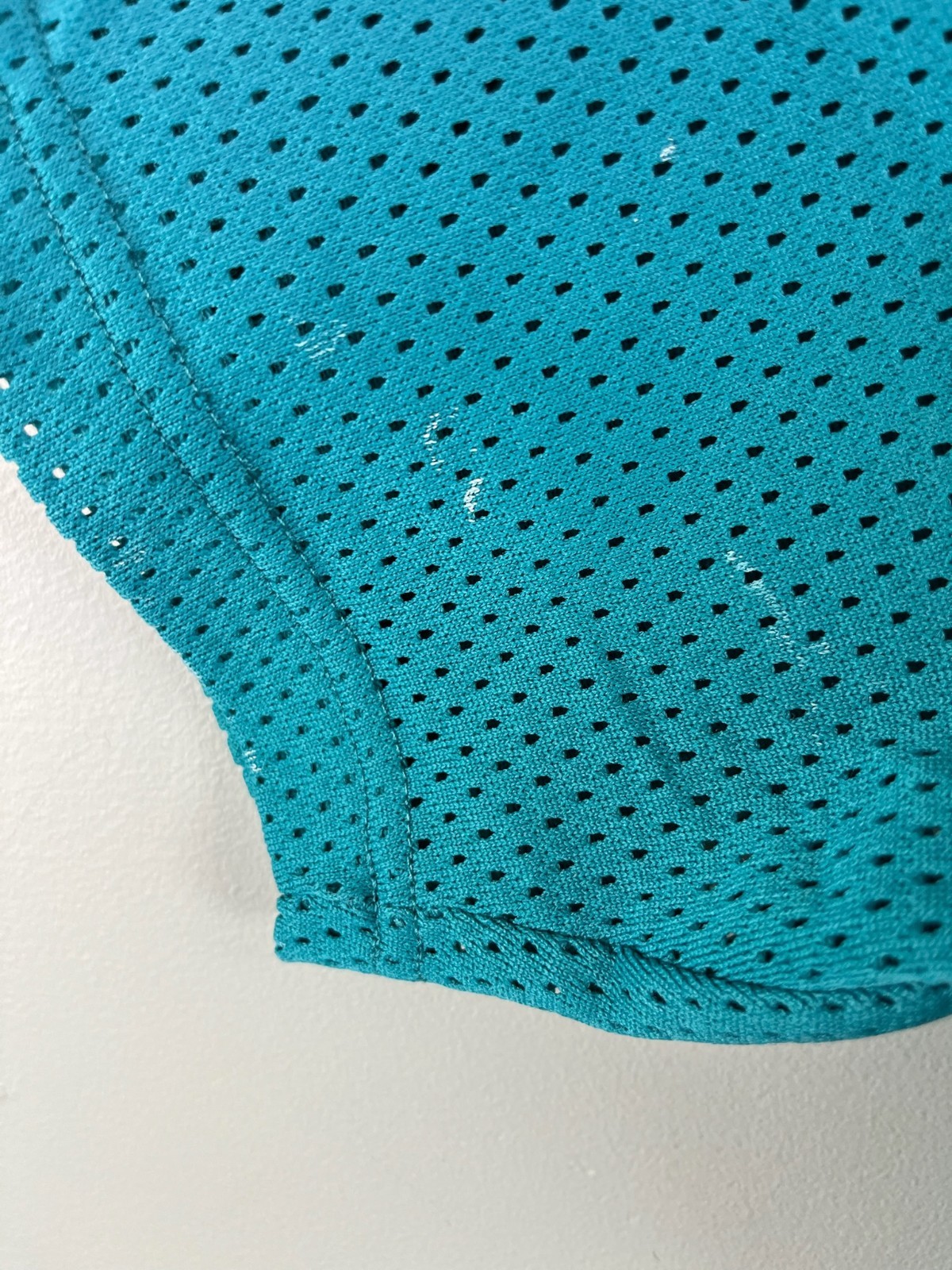 CCM Teal Green Short Sleeve Jersey Adult XL Vintage Light Marks Blank 90s Unique gallery