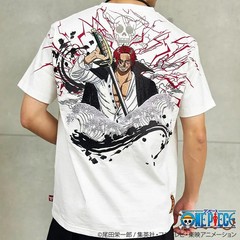 Karakuridamashii Iki One Piece Collaboration Red Hair Shanks T-Shirt Short Sleev