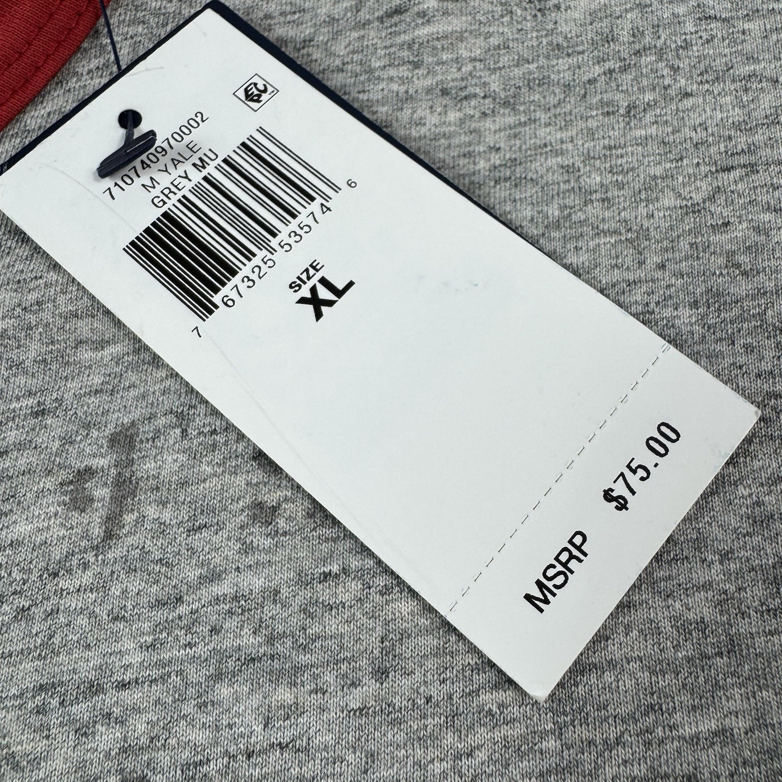 NWT Polo Ralph Lauren Custom Slim Reversible Graphic T-Shirt Gray/Red Mens Sz XL gallery
