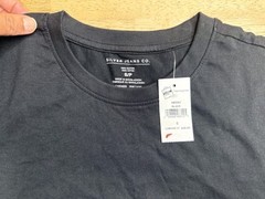 New Silver Jeans Co. Men’s Soft Jersey Short Sleeve Crew-Neck T-Shirt Black S