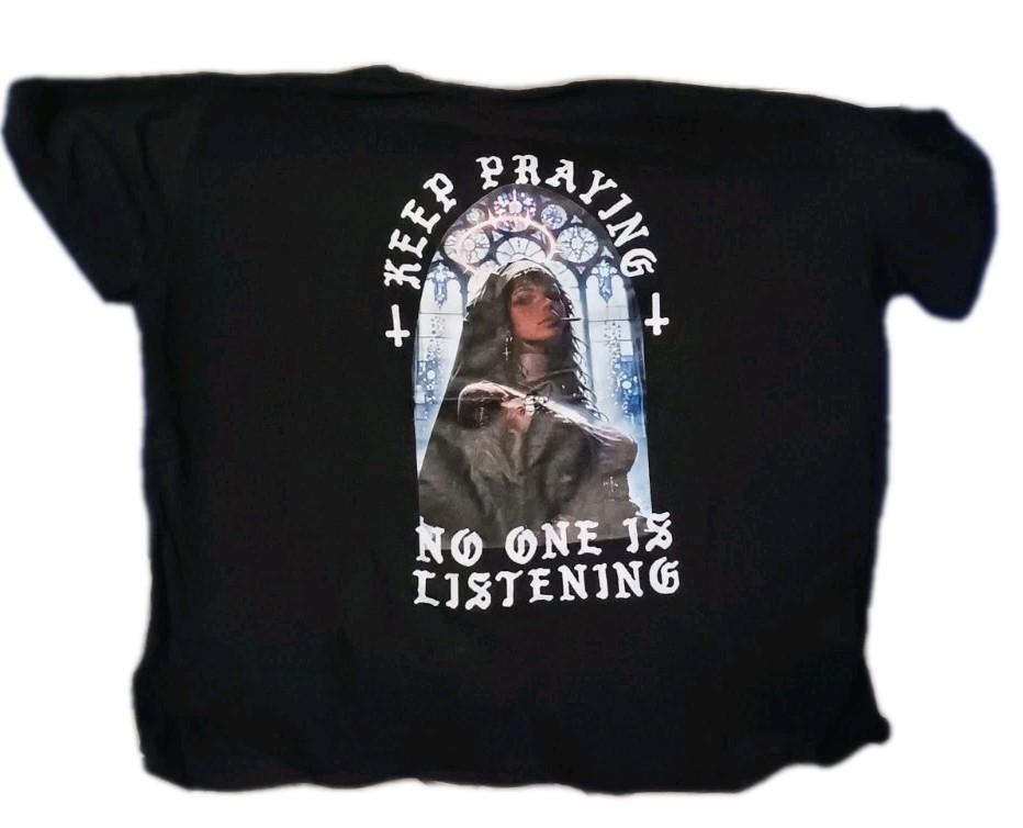 Goth Biker Heavy Metal Tshirt 3x Dirty Nun Print gallery