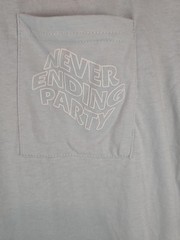 Forever 21 Men’s Never Ending Party Pocket T-Shirt Small Pale Aqua NWT