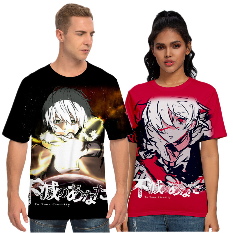 Anime To Your Eternity T-shirt Yoshitoki Oima Print Adults Teens Casual Tee Tops