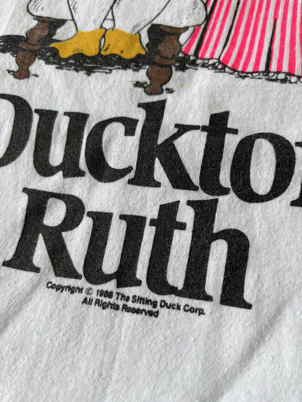 Vintage 1986 Ducktor Ruth Doctor You Vant To Tee Jays Graphic T Shirt Large 80’s gallery