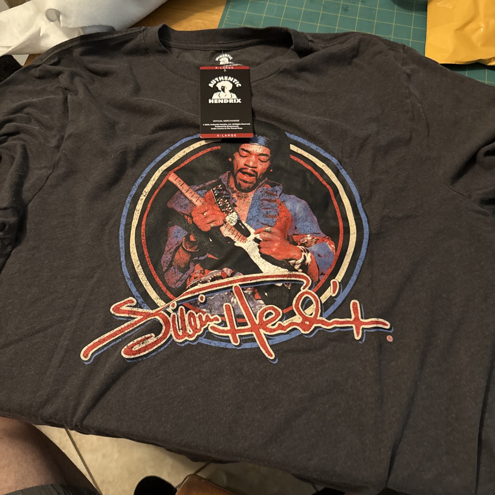 XLarge Officially Licensed Jimi Hendrix Merchandise