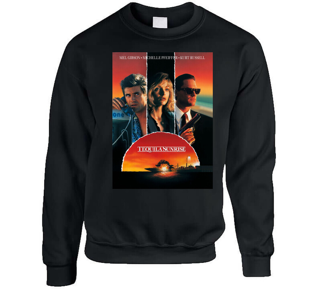 Tequila Sunrise Retro 80s Action Movie T Shirt gallery