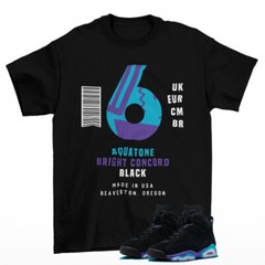 Box Label Aqua Shirt to Match Jordan 6 Retro Aqua CT8529-004