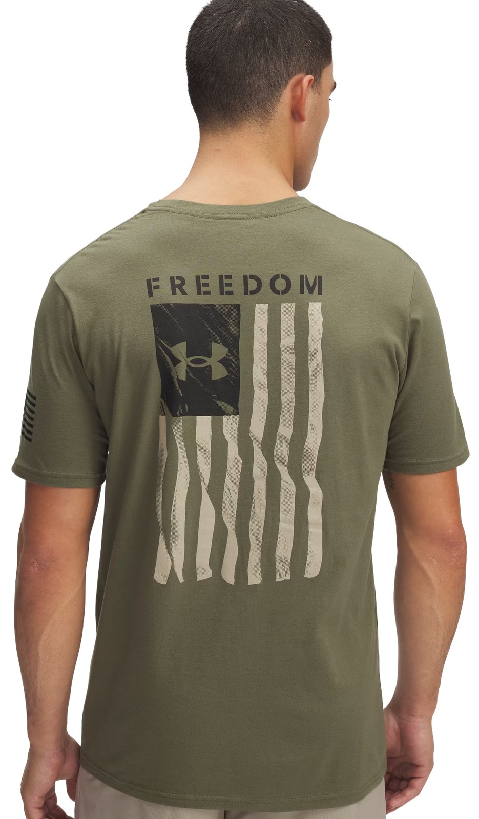 Under Armour Freedom Flag T-Shirt - Marine OD Green / Desert Sand - New gallery