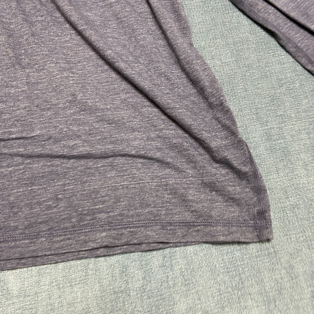 Civilianaire Knitwear Shirt Men XL Gray Streetwear Trendy Henley Neck 1/4 Button gallery