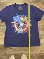 Marvel Captain America 75th Anniversary T-Shirt Disney Store Men’s Size 2XL