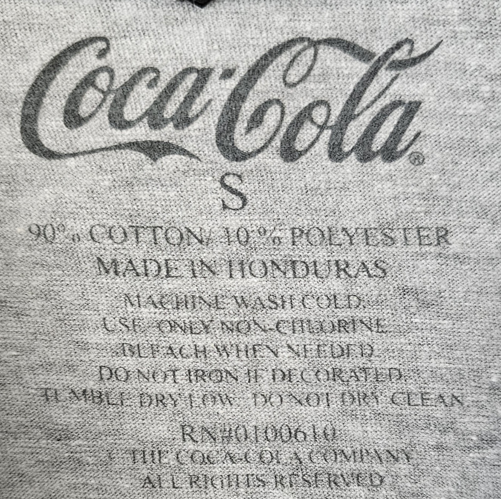 Coca Cola Patriotic American Flag Graphic Gray T-Shirt Small 4th of July NWT gallery