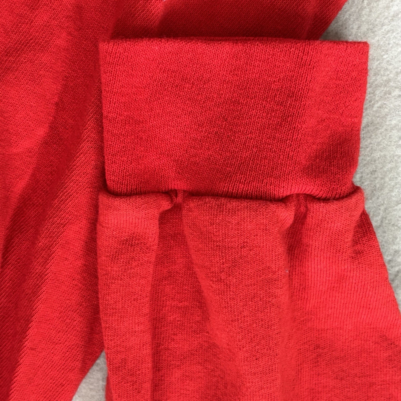 Soffe Long Sleeve Red T-shirt Men’s XL- Crew Neck And Cuffs gallery